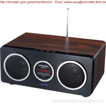 Portable Wooden Speaker, Mini Speaker ADW-005FM